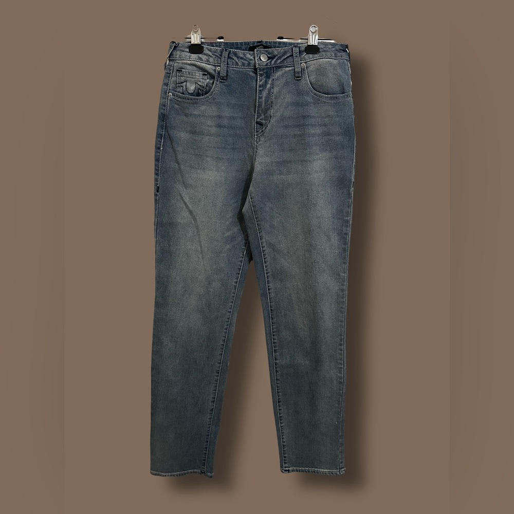 True Religion Sara  High Rise Dark Gray Skinny Jeans 29